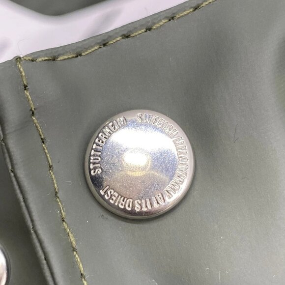 Stutterheim Unisex Stockholm Lightweight Rain Coat Size XXL Green - Picture 6 of 13